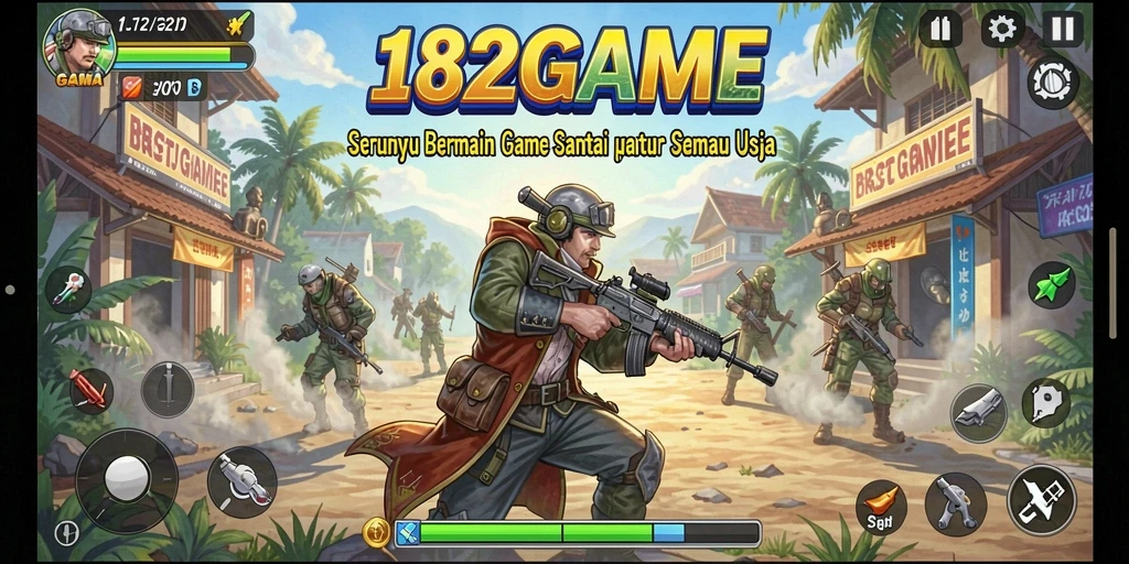 Tampilan gameplay <strong>182GAME</strong> yang menghibur dan santai.