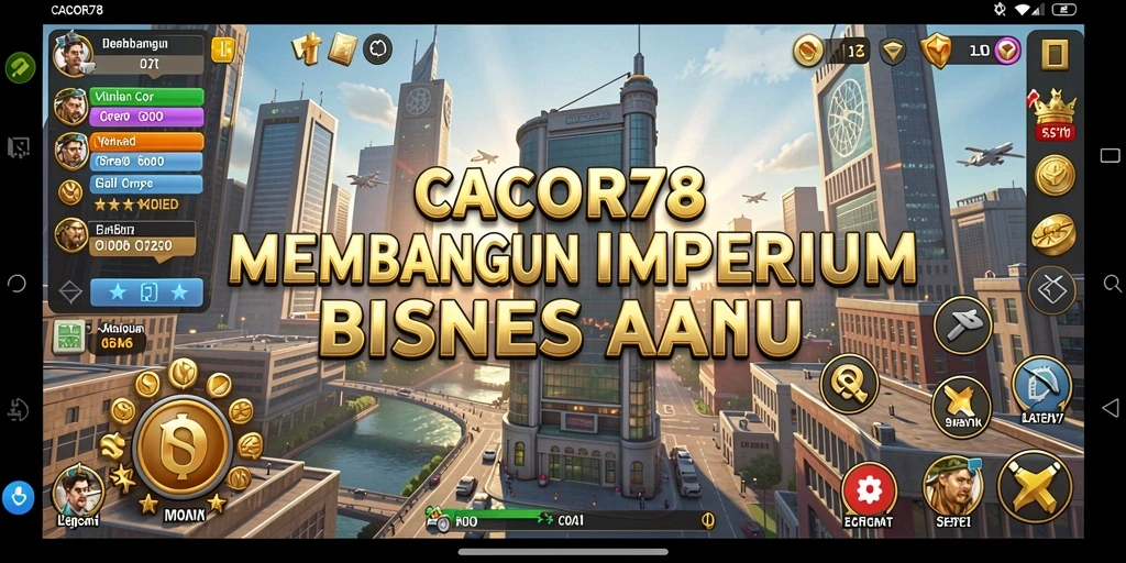 Tampilan gameplay menarik dari CACOR78 yang penuh strategi Tycoon.