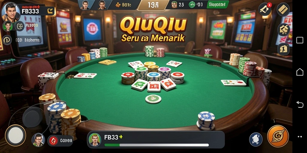 Tampilan menarik dari gameplay QiuQiu di FB333.