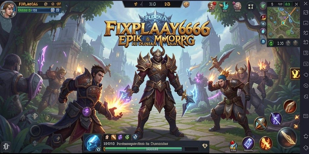 Menampilkan gameplay epik dari FIXPLAY666 di dunia MMORPG.