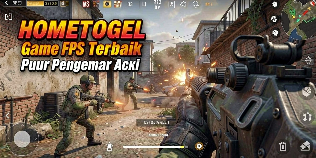 Screenshot gameplay HOMETOGEL menampilkan aksi menegangkan dalam kecepatan tinggi.