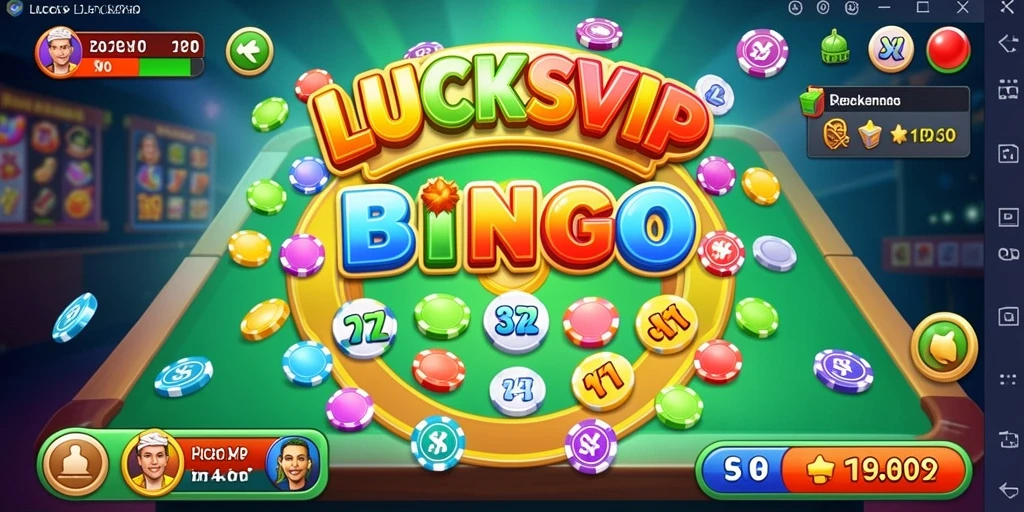 Tampilan gameplay Bingo di LUCKSVIP yang seru dan menarik.
