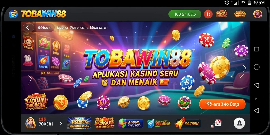 Screenshot gameplay TOBAWIN88 yang menampilkan keseruan permainan kasino.