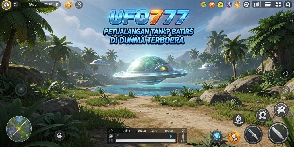 Tampilan menarik dari gameplay Open World UFO777.
