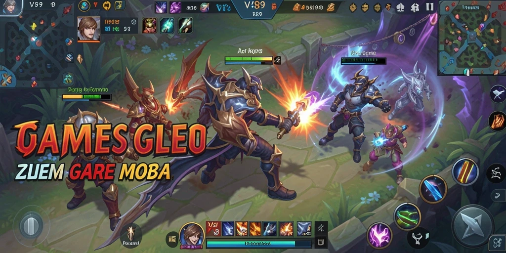 Gameplay seru V89 dalam pertempuran MOBA yang mendebarkan.